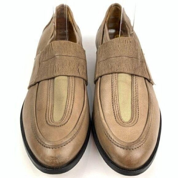 Silent Damir Doma flats Art sz 39 9 brown leather - Picture 1 of 8